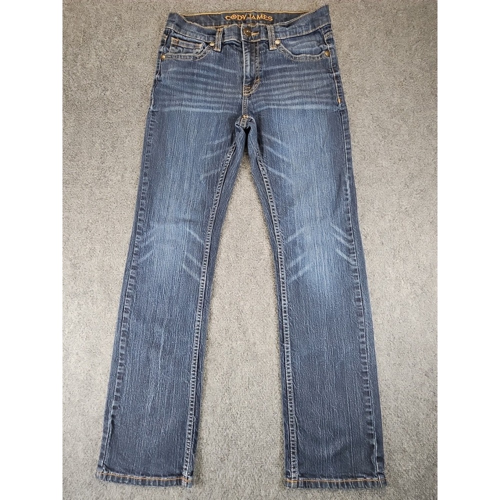 Cody James Straight Jeans Mens 30x32 Blue Denim Stretch Pockets Perfect 1459